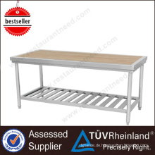 China Standard Arbeitstisch Heavy Duty SS201 / 304 Holzwerkbank